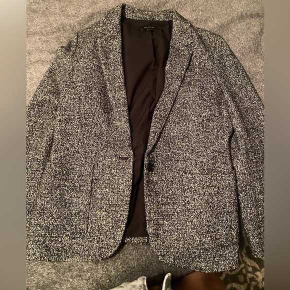 Ann Taylor Size 12 blazer. Black and white pattern - Picture 1 of 2